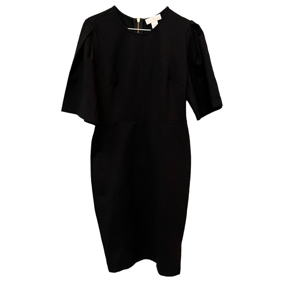RACHEL PARCELL Flutter Sleeve Ponte Dress (M) - Picture 3 of 7